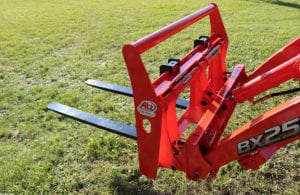 Kubota BX 36" Quick Attach Ai2 Pallet Forks Attachments - Ai2 Products