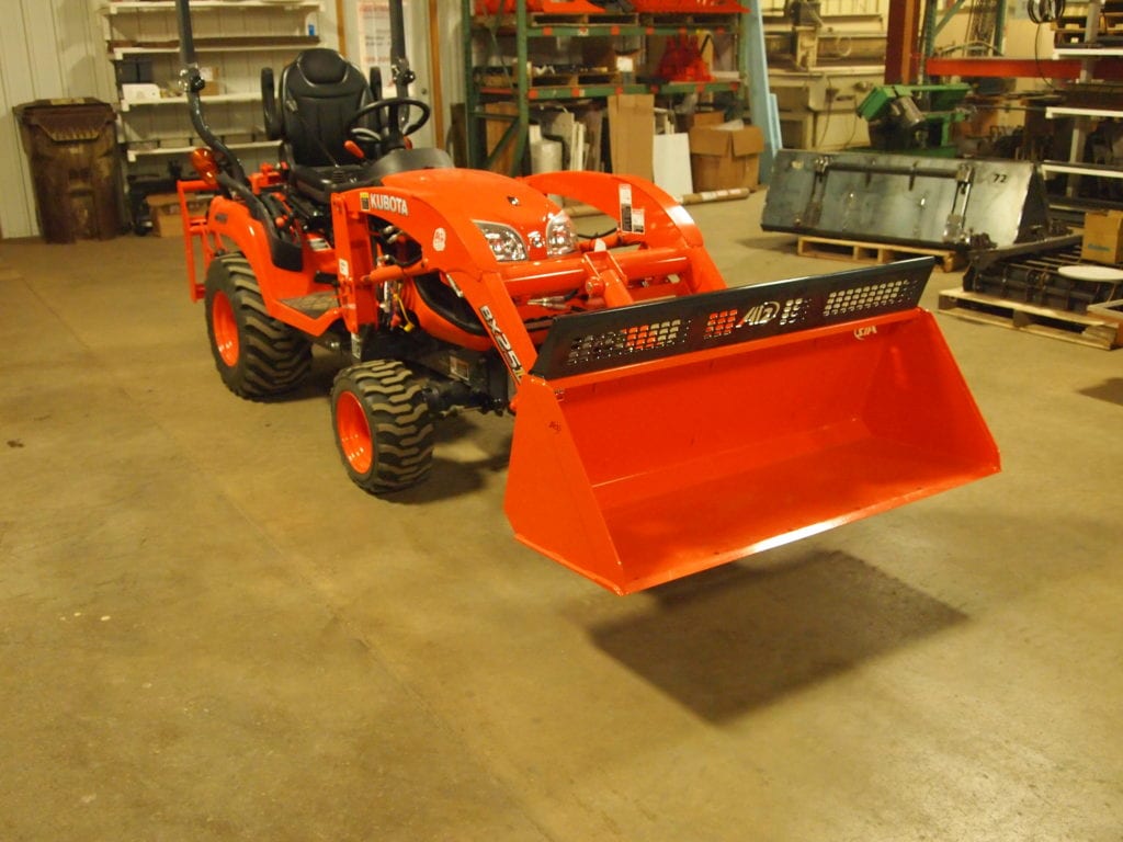 Ai2 Products has it's Kubota BX 25D ready for winter