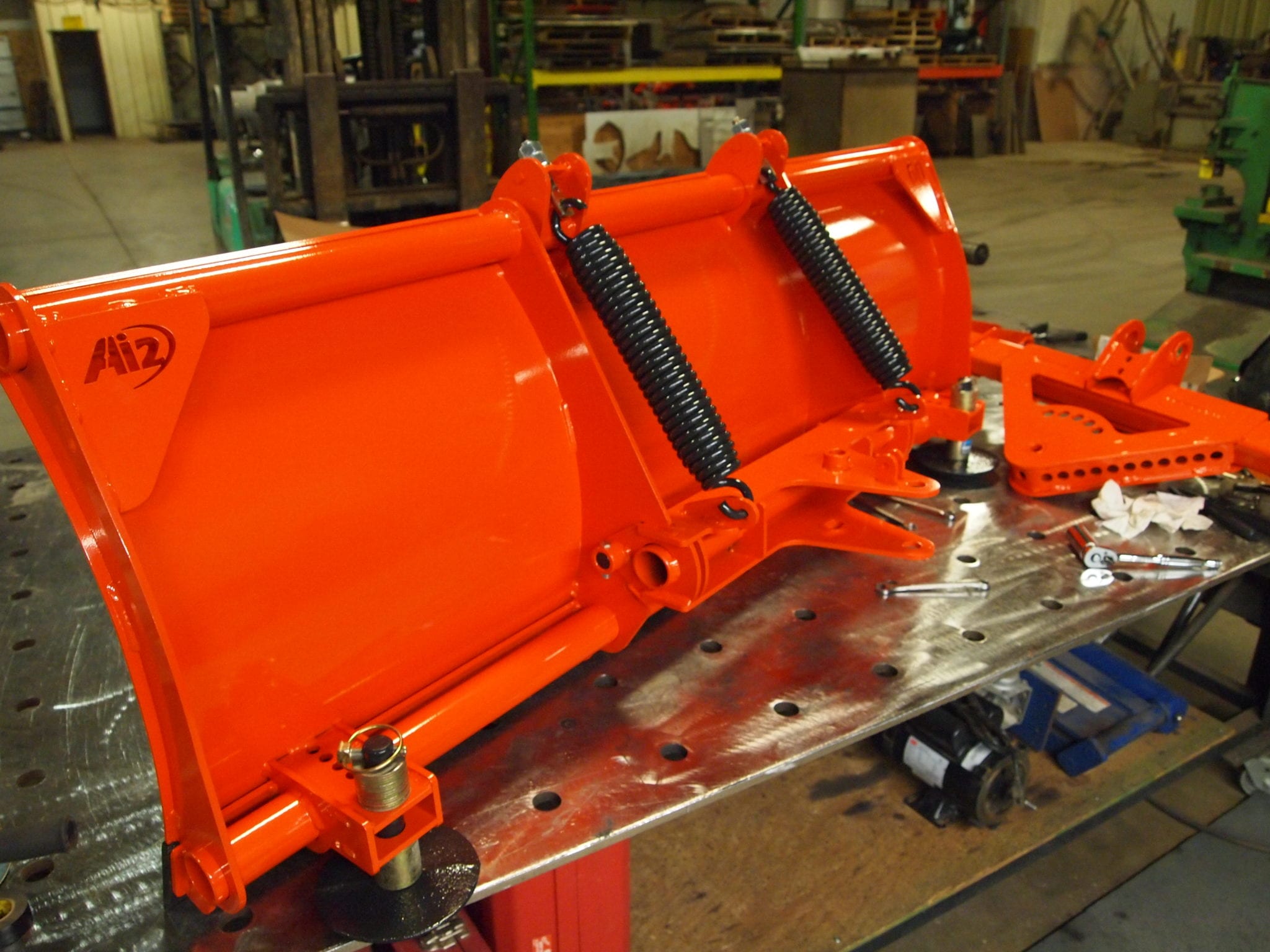 Ai2 Products Kubota BX Attachments 60" Loader Mounted Snow Plow Back ...