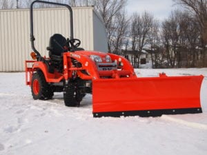 Kubota BX Quick Attach Snow Plow Attachments - BxAttachments.com