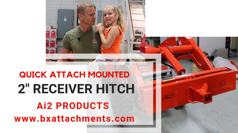 Quick Attach Receiver Hitch Plate -For Kubota Bx - Ai2 Products