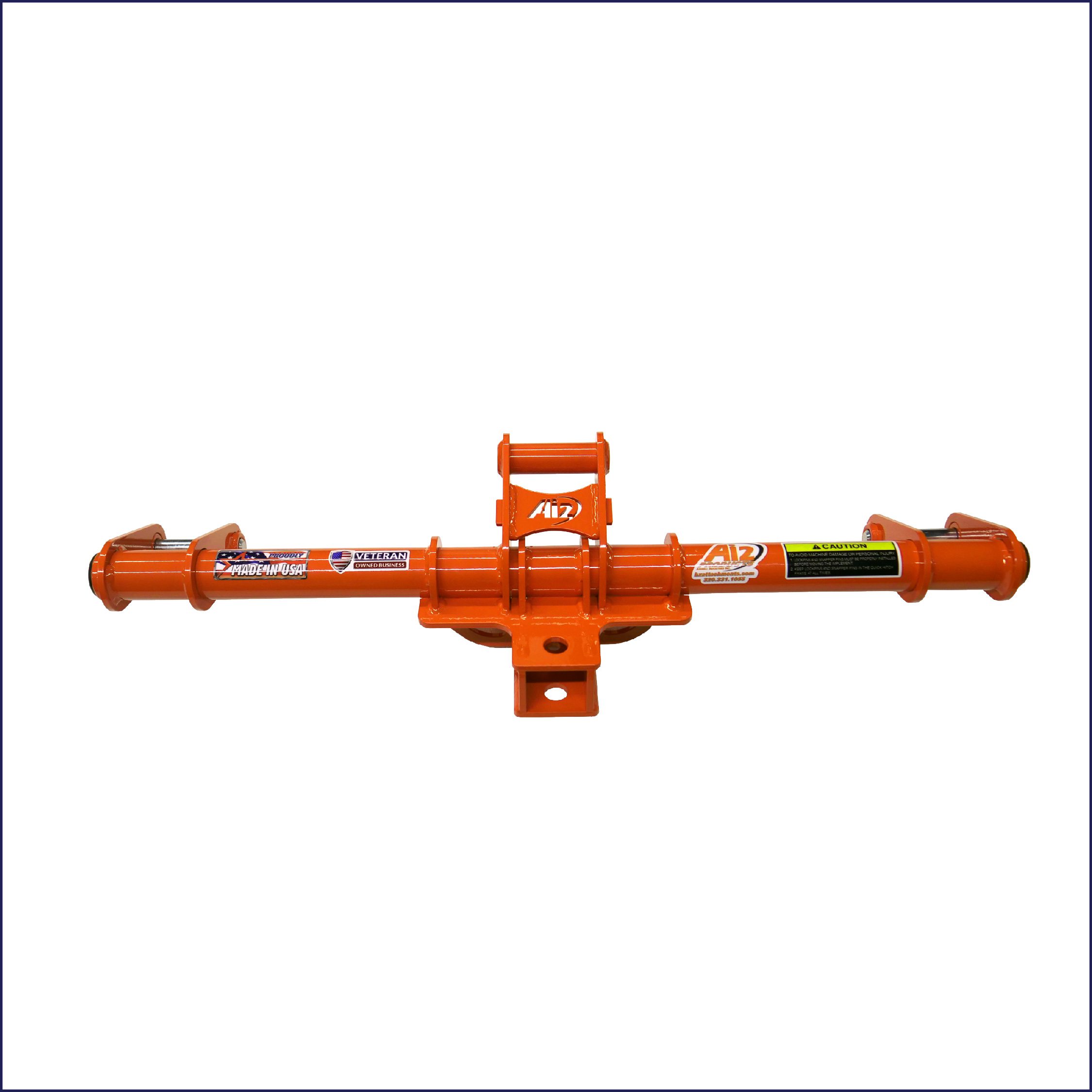 2 Receiver Hitch for 3 Pin Quick Coupler_colorcorrected-02 Ai2 2" Hitch Receiver for 3-Pin Quick Attach