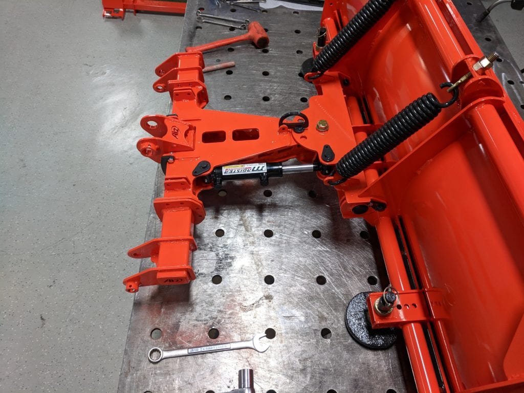 Quick Attach Snow Plow Attachments - BX - Kubota Loader Mounted Plow