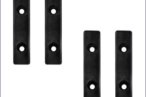 Ai2 Rubber Pad Kit for XL Backhoe Stabilizer Feet (Set of 4)