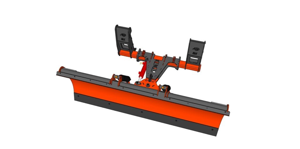 Kubota BX Quick Attach Snow Plow Attachments - BxAttachments.com