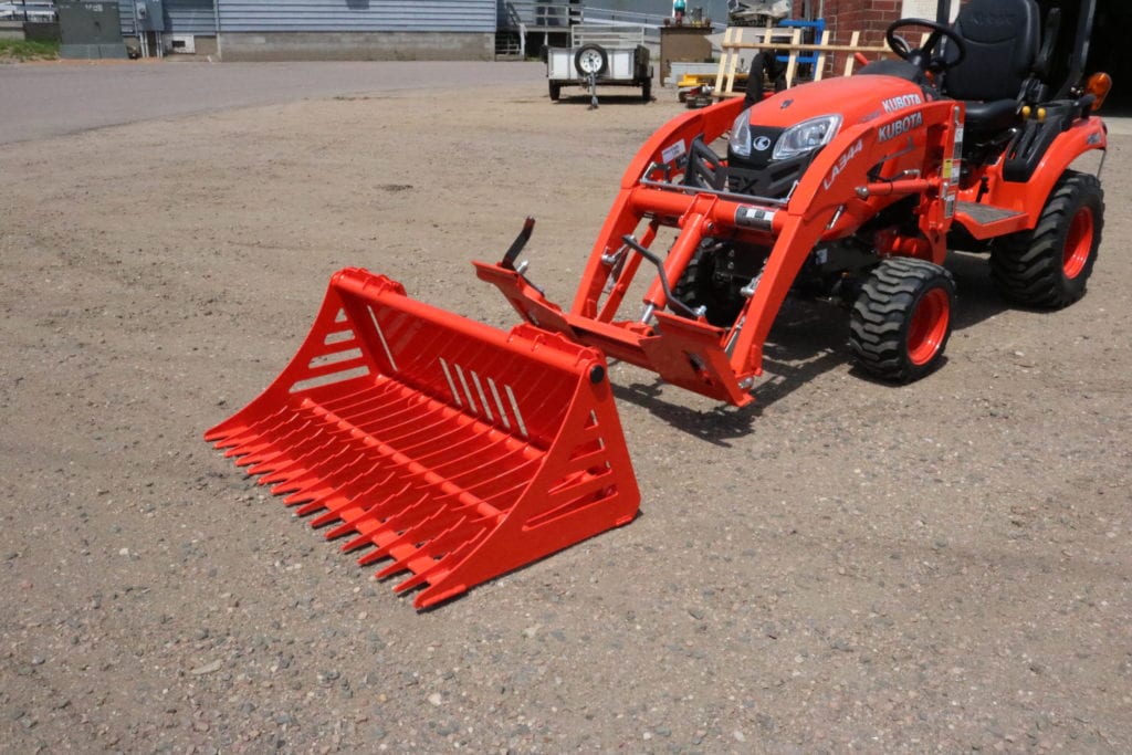 Kubota Bx Quick Attach Rock Bucket For Tractor Attachment Ai Products